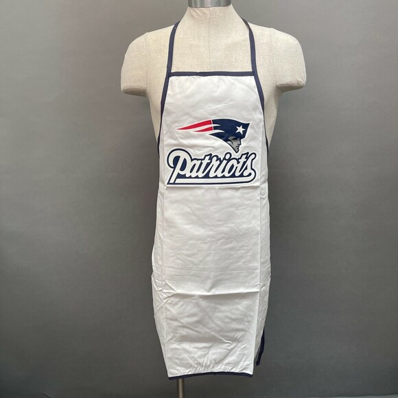 McArthur Sports Fan Apron New England Patriots NFL White Red Blue Multicolor - Picture 1 of 8
